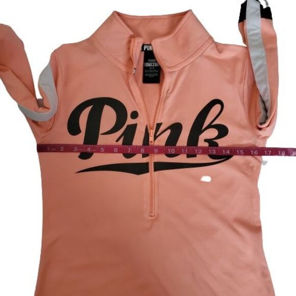 Pink By Victoria's Secret Ultimate Long Sleeve Half-Zip Sweater Women's Size S/P - Picture 8 of 10